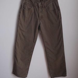 Lee brown fleece lined jeans